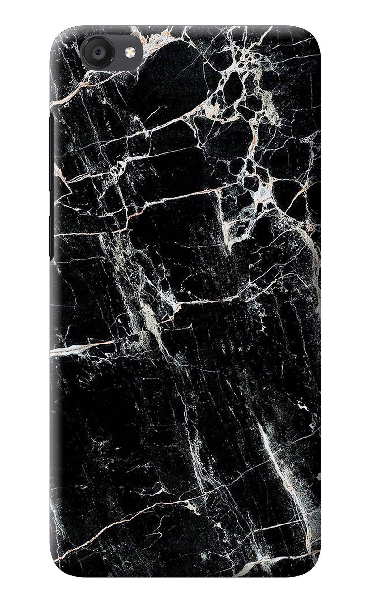 Black Marble Texture Vivo Y55s Back Cover