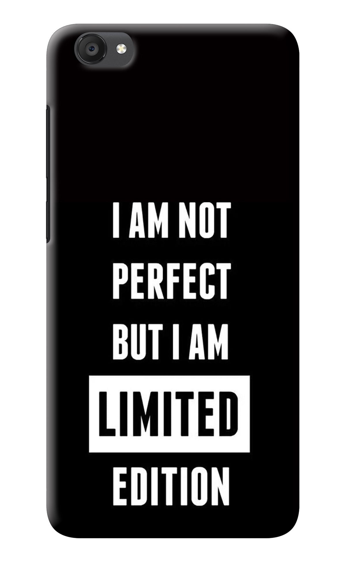 I Am Not Perfect But I Am Limited Edition Vivo Y55s Back Cover