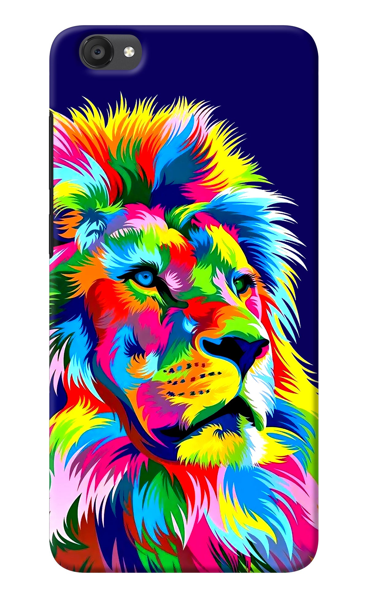 Vector Art Lion Vivo Y55s Back Cover