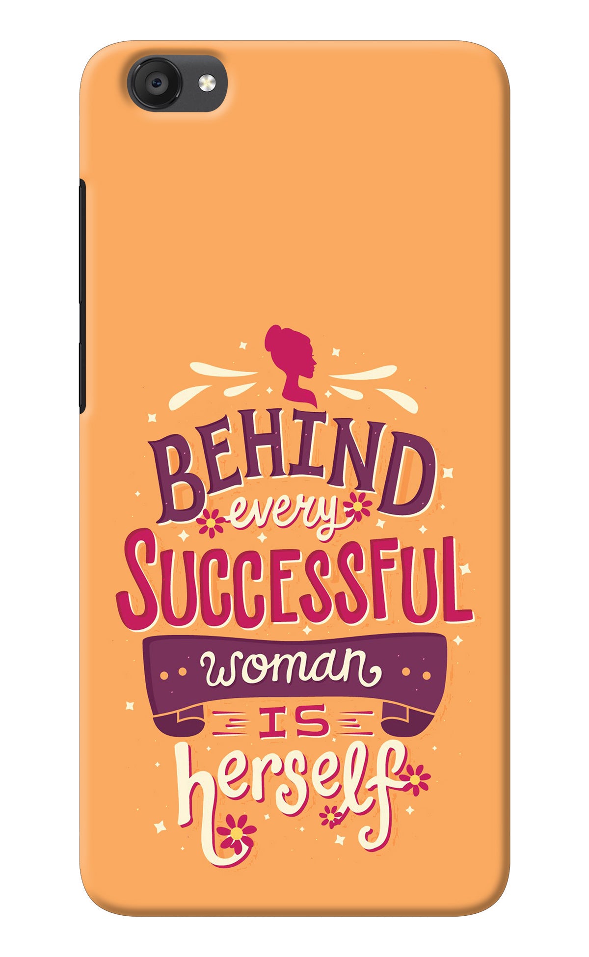 Behind Every Successful Woman There Is Herself Vivo Y55s Back Cover