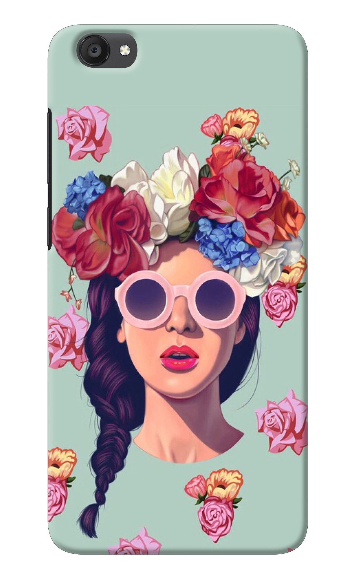 Pretty Girl Vivo Y55s Back Cover