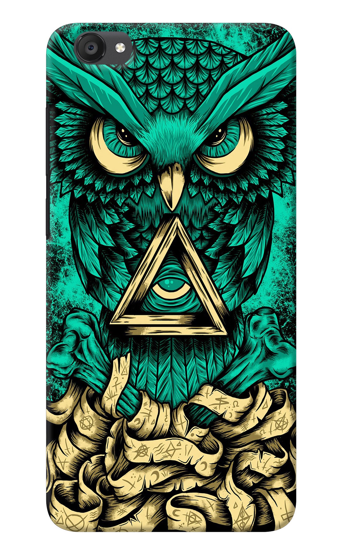 Green Owl Vivo Y55s Back Cover