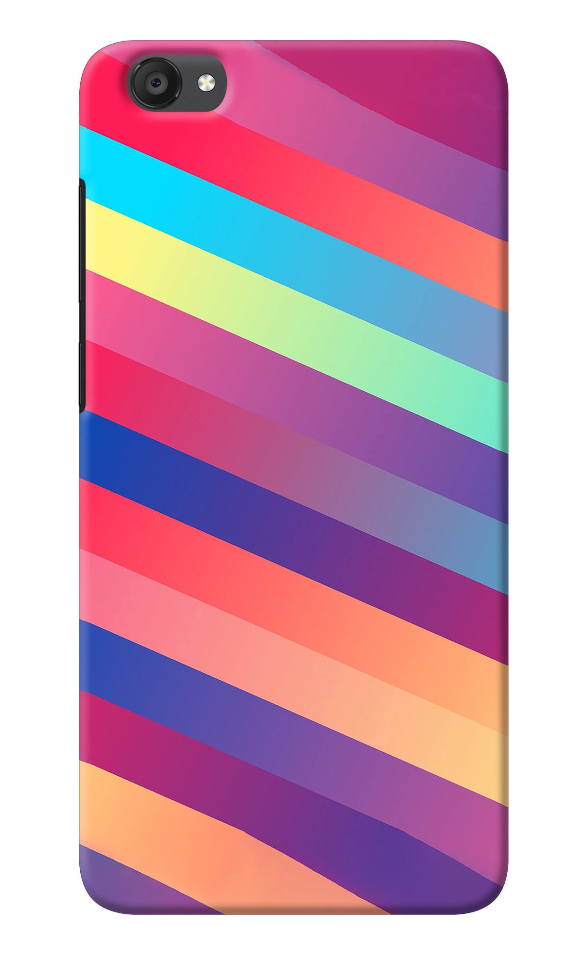 Stripes color Vivo Y55s Back Cover