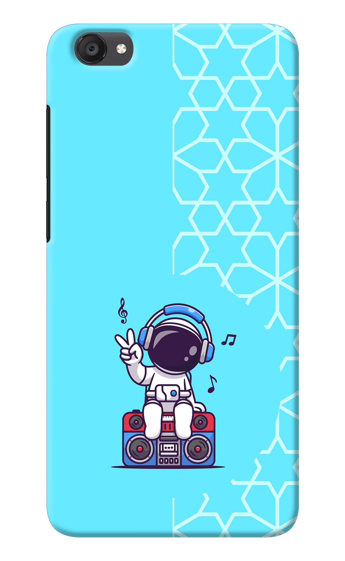 Cute Astronaut Chilling Vivo Y55s Back Cover