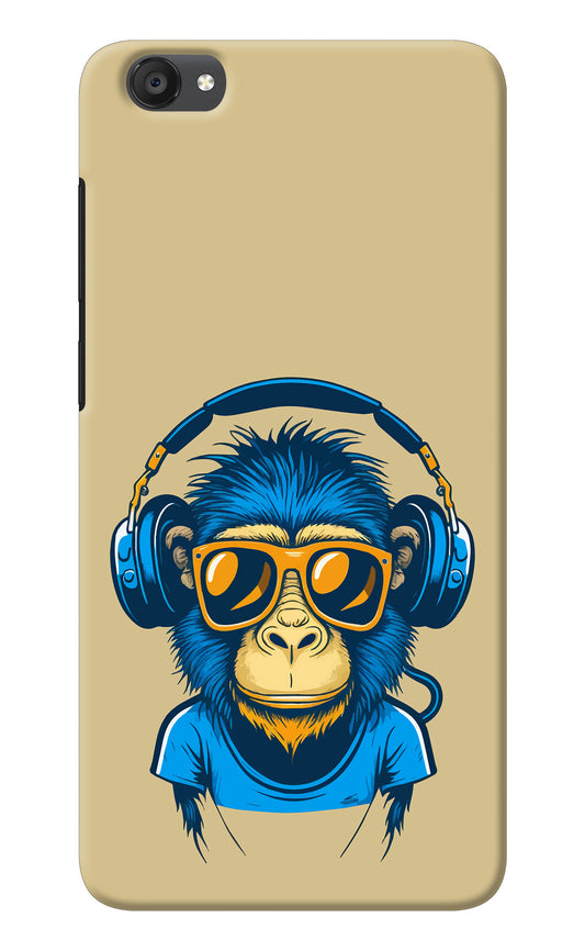 Monkey Headphone Vivo Y55s Back Cover