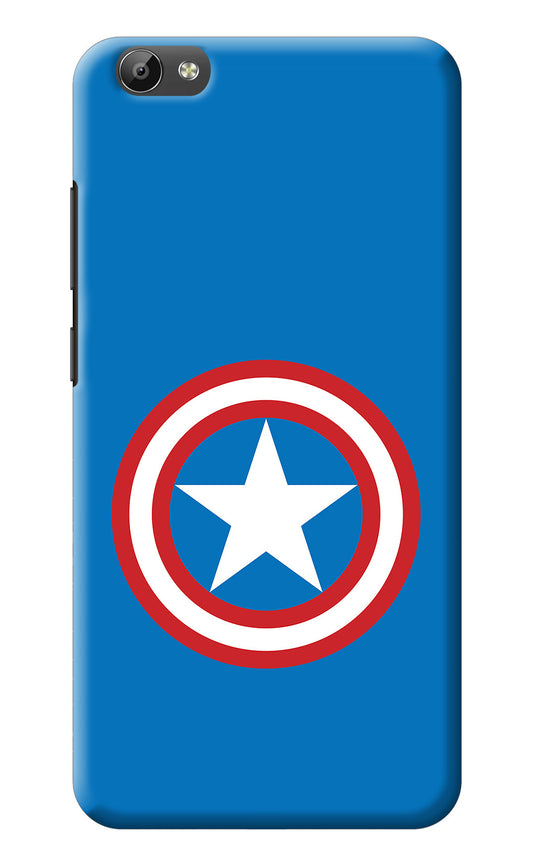 Captain America Logo Vivo Y66 Back Cover