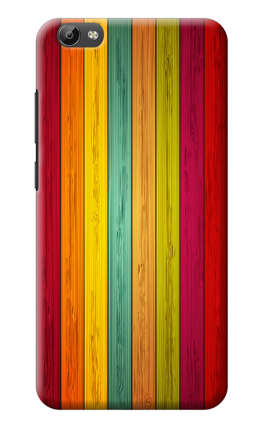 Multicolor Wooden Vivo Y66 Back Cover