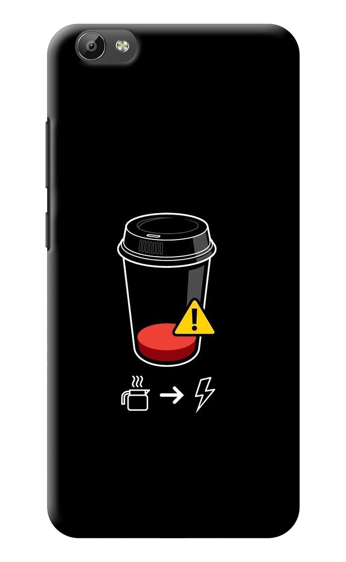 Coffee Vivo Y66 Back Cover