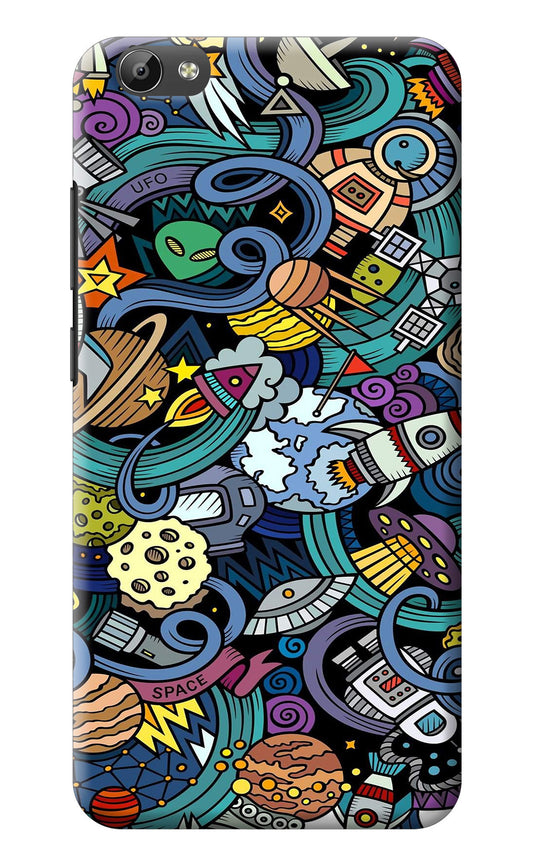 Space Abstract Vivo Y66 Back Cover