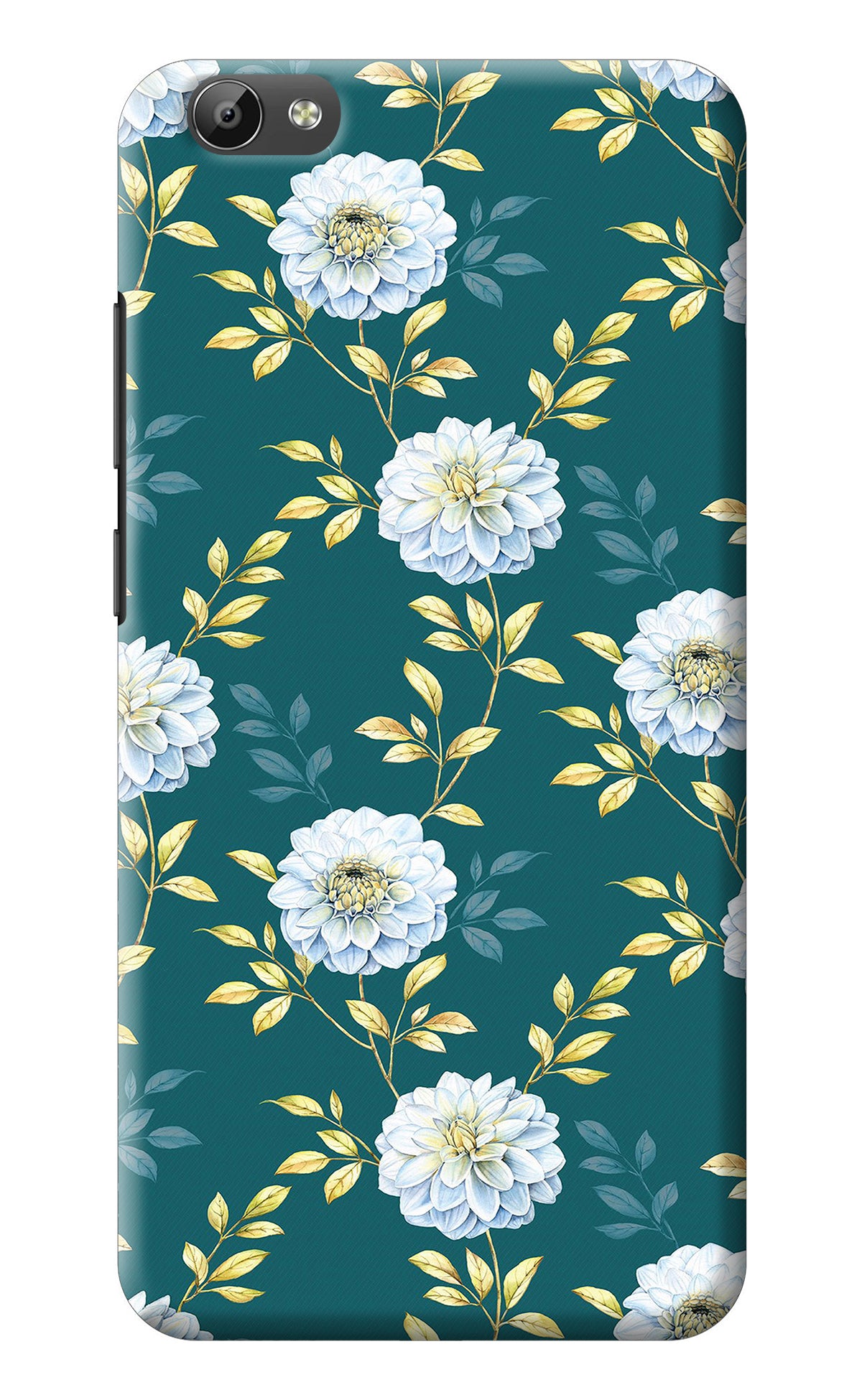 Flowers Vivo Y66 Back Cover