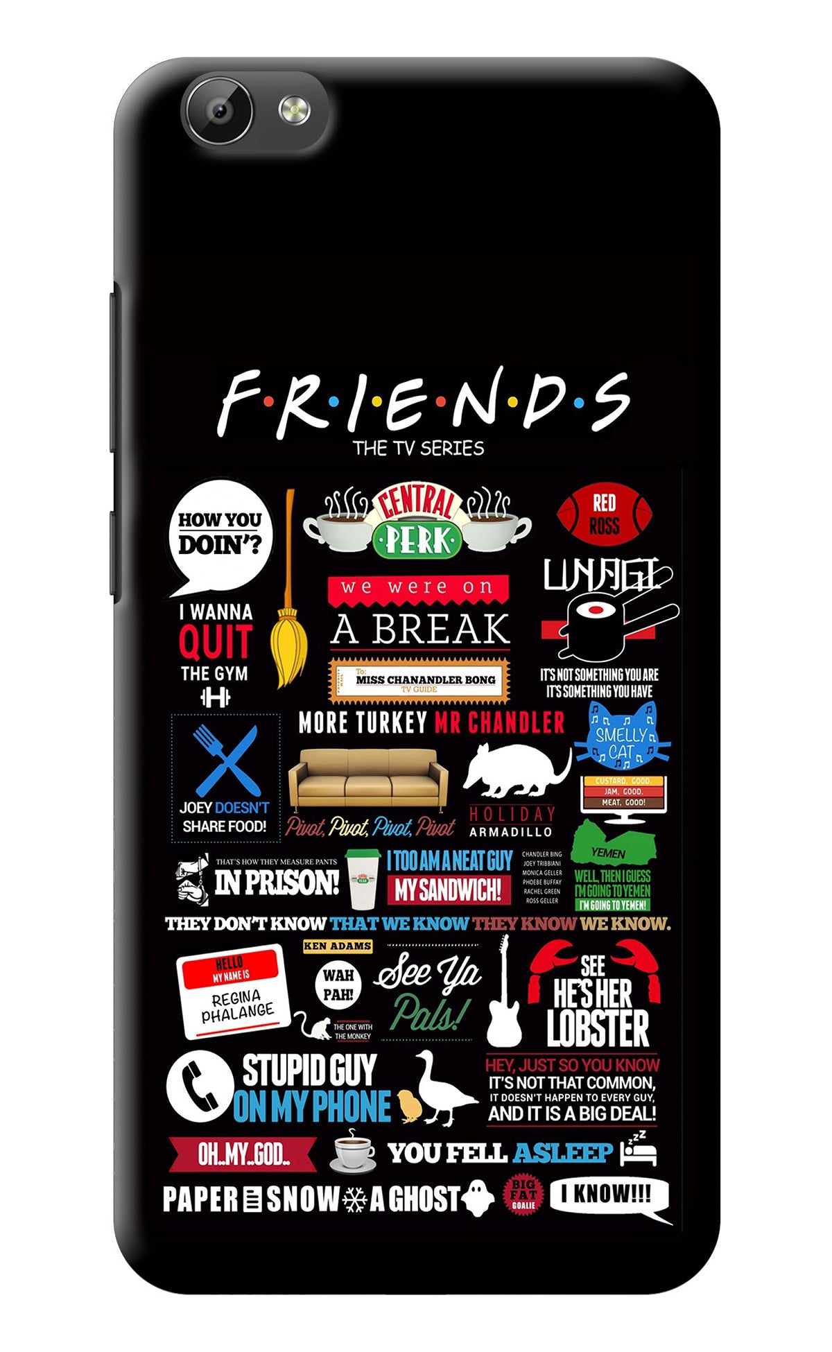 FRIENDS Vivo Y66 Back Cover