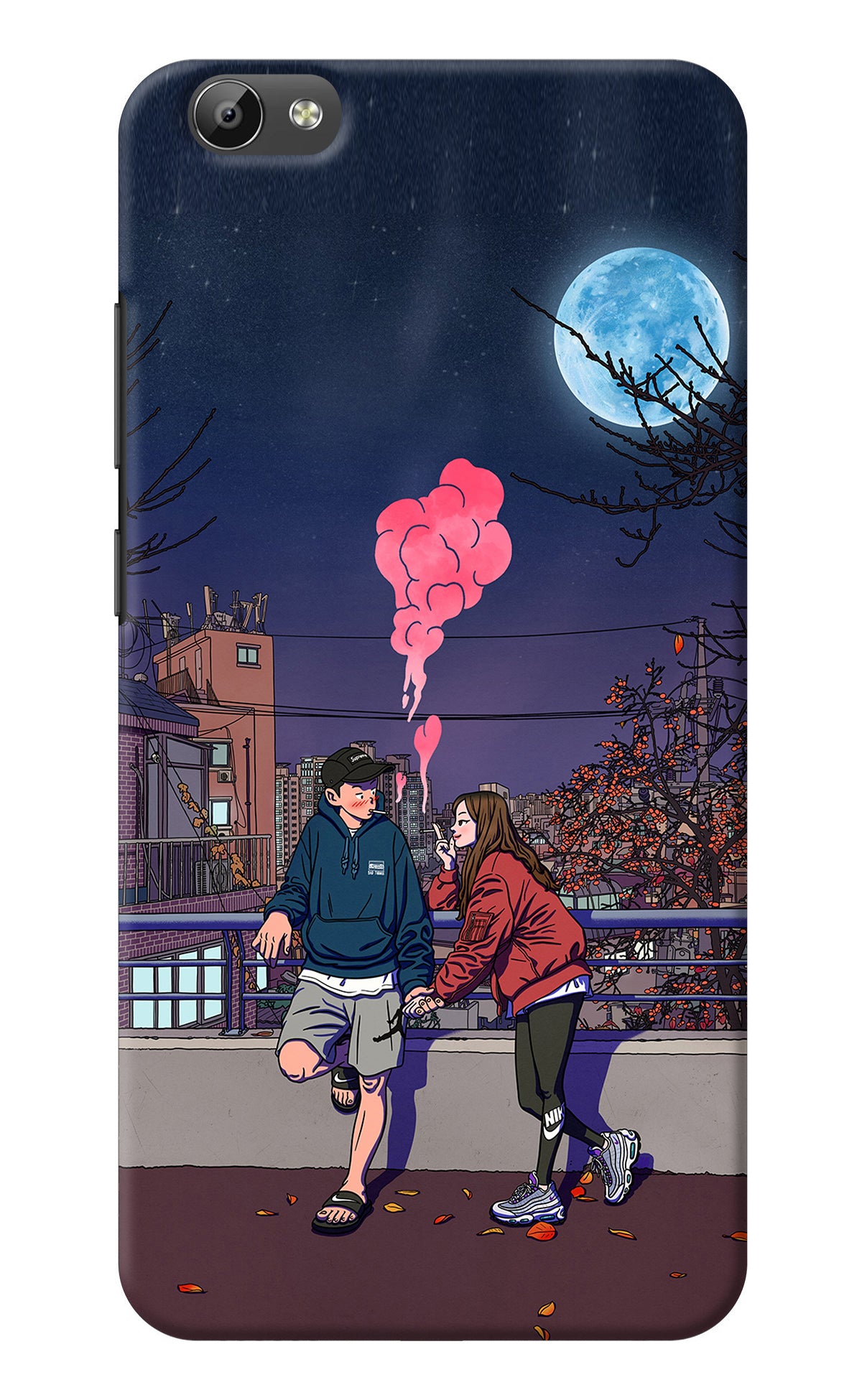 Chilling Couple Vivo Y66 Back Cover