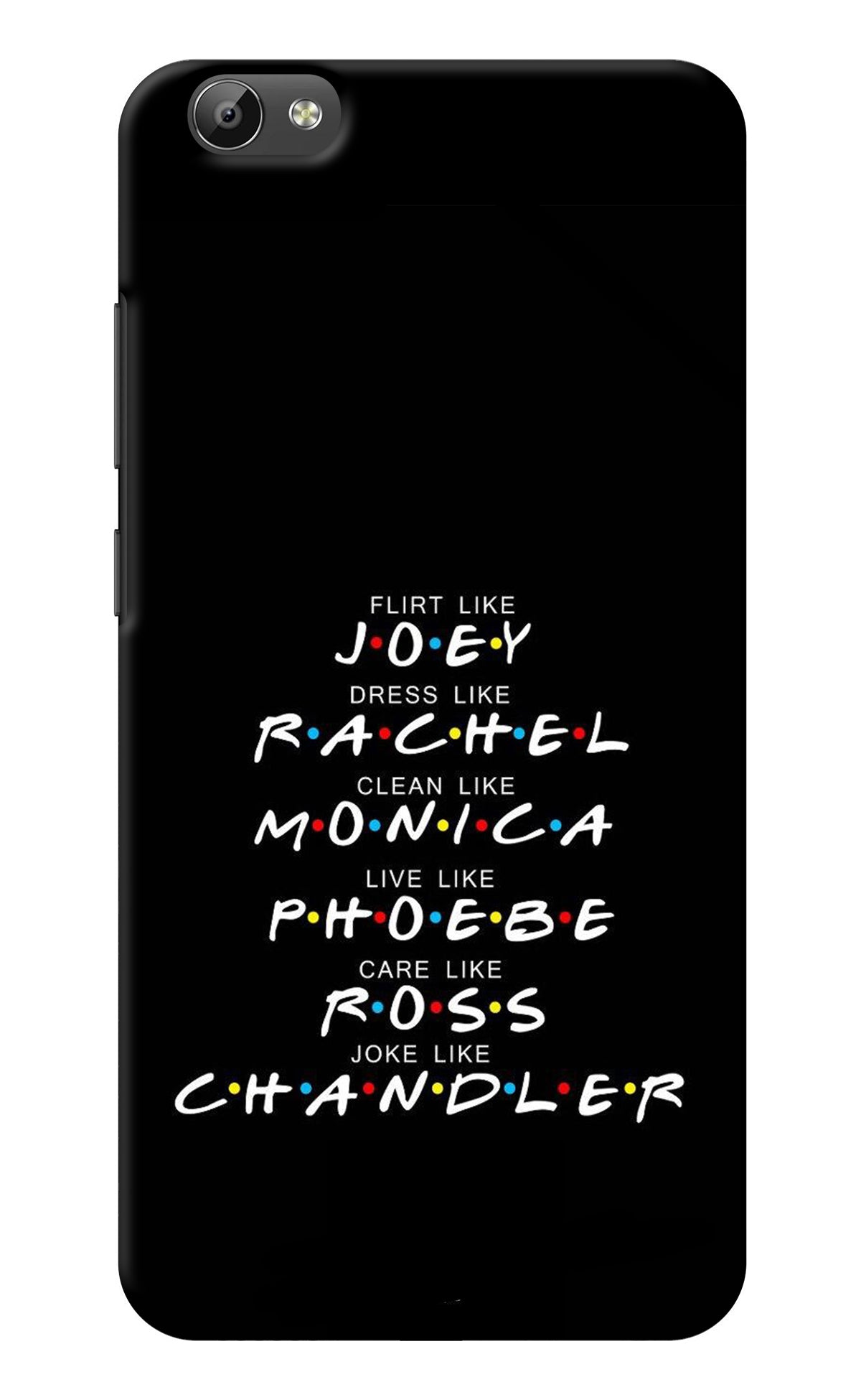 FRIENDS Character Vivo Y66 Back Cover