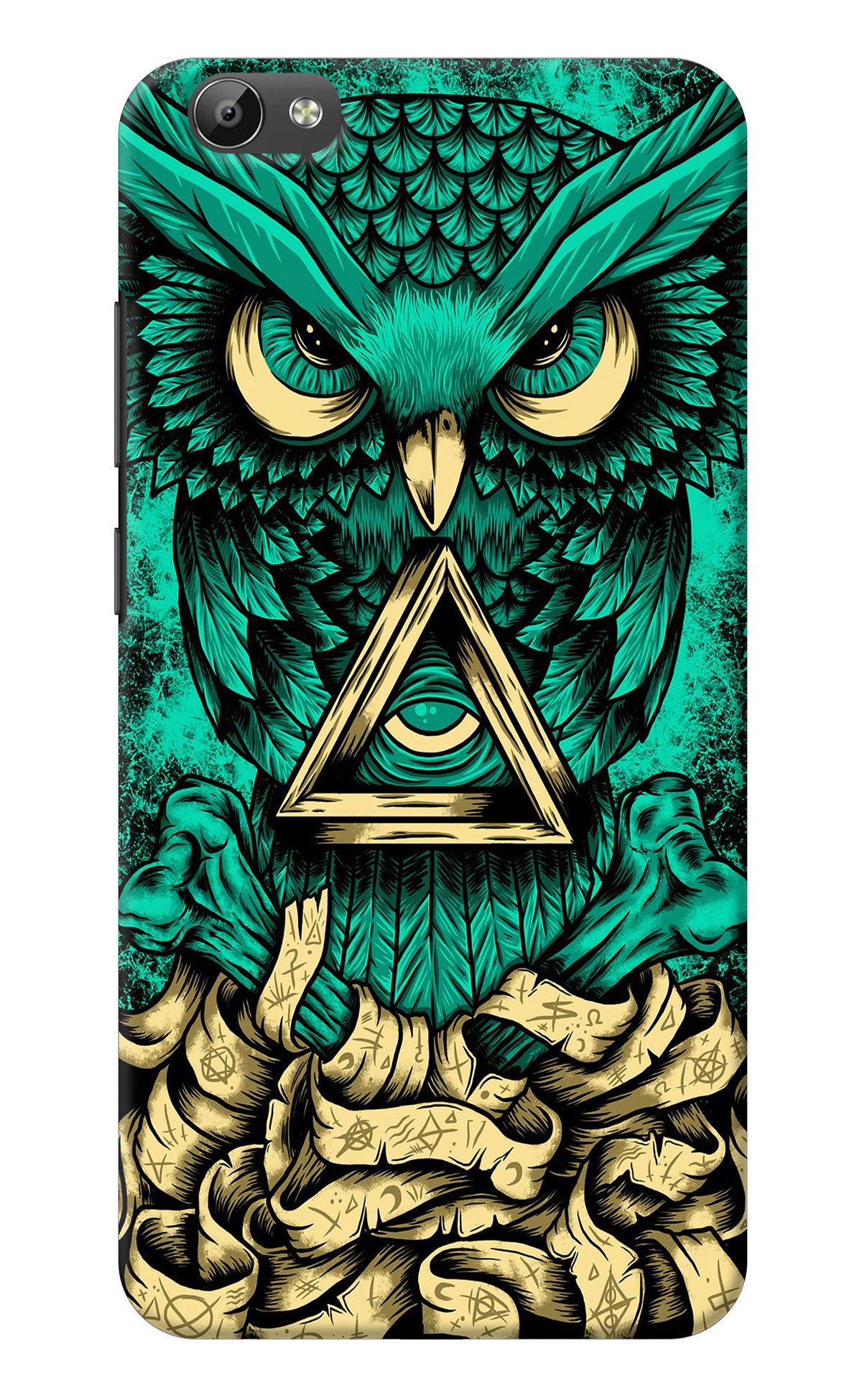 Green Owl Vivo Y66 Back Cover