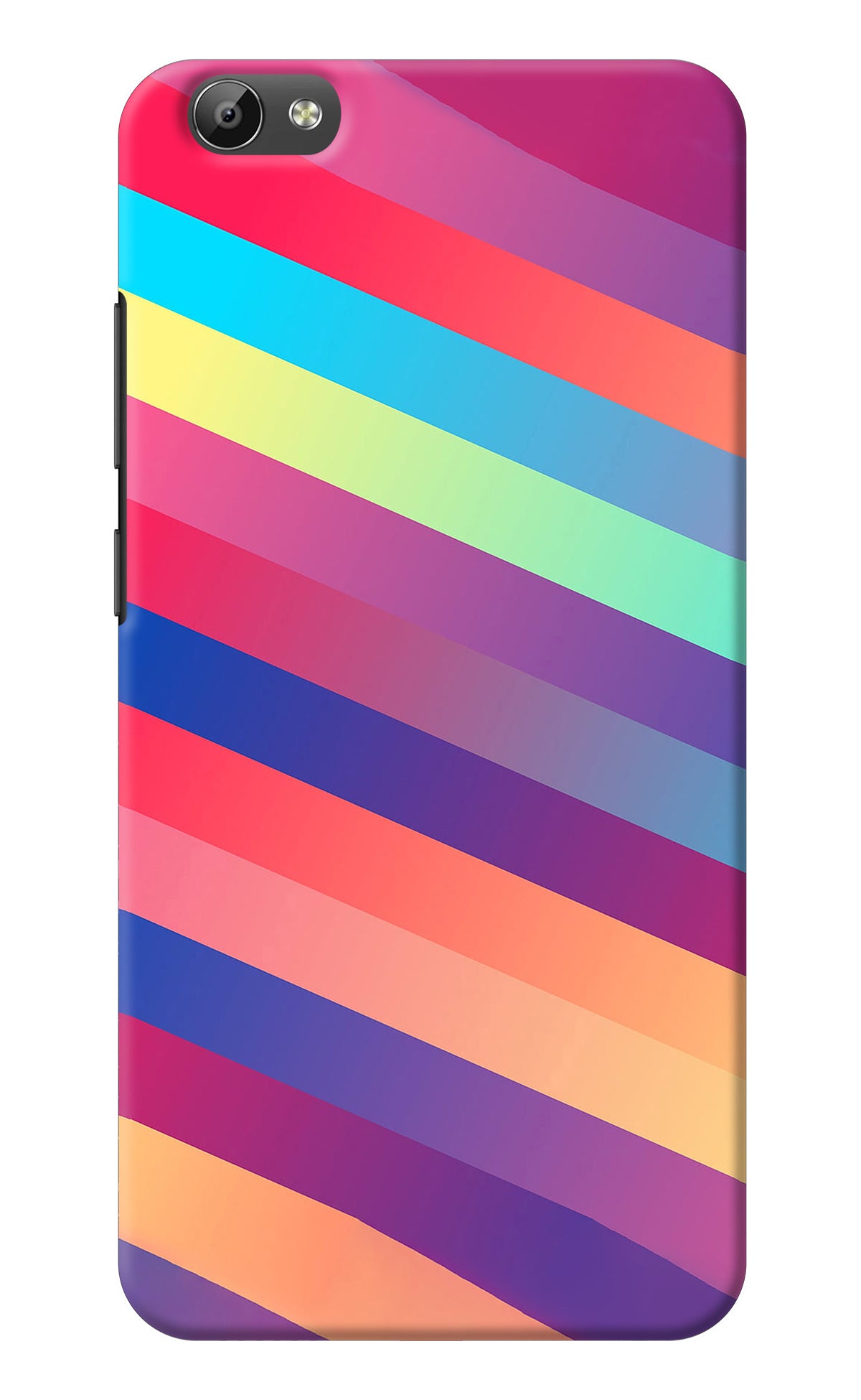 Stripes color Vivo Y66 Back Cover