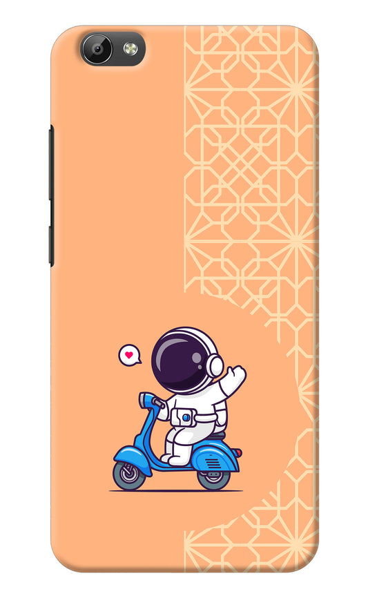 Cute Astronaut Riding Vivo Y66 Back Cover