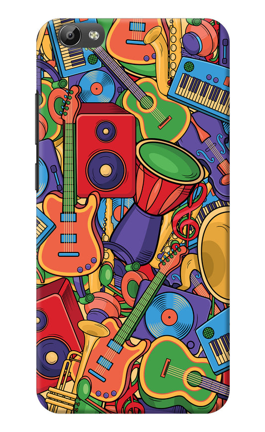 Music Instrument Doodle Vivo Y66 Back Cover