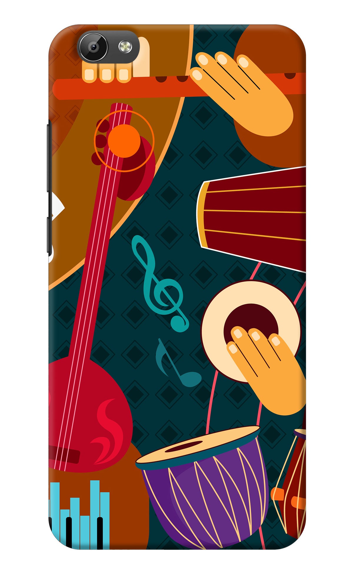 Music Instrument Vivo Y66 Back Cover