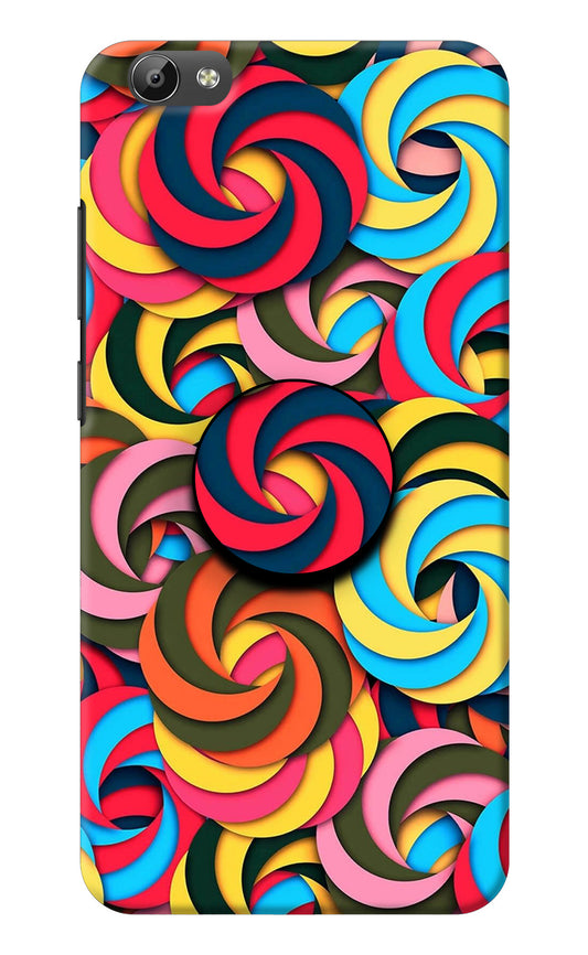 Spiral Pattern Vivo Y66 Pop Case