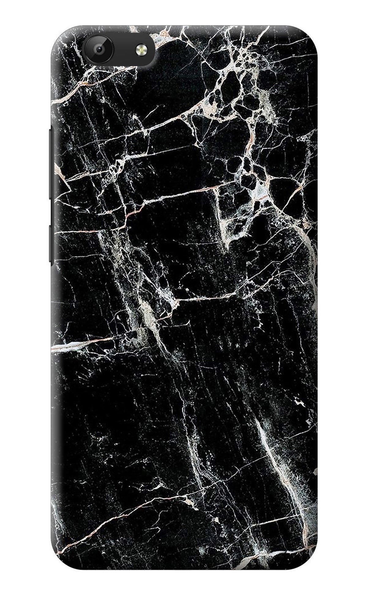 Black Marble Texture Vivo Y69 Back Cover