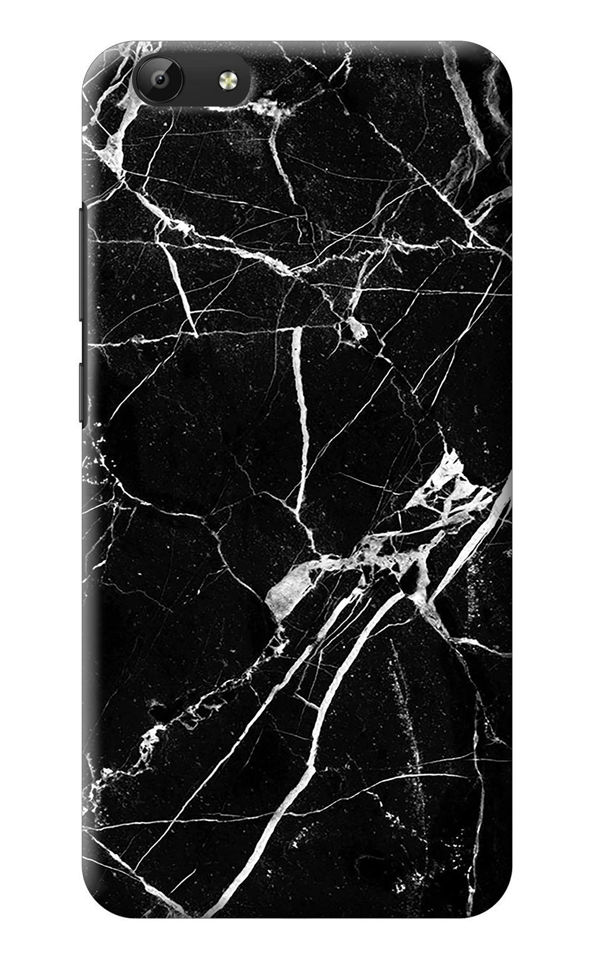 Black Marble Pattern Vivo Y69 Back Cover