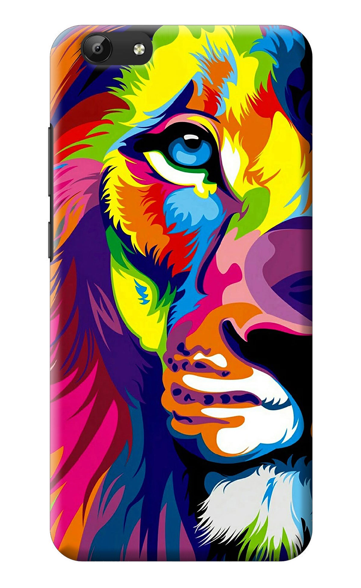 Lion Half Face Vivo Y69 Back Cover