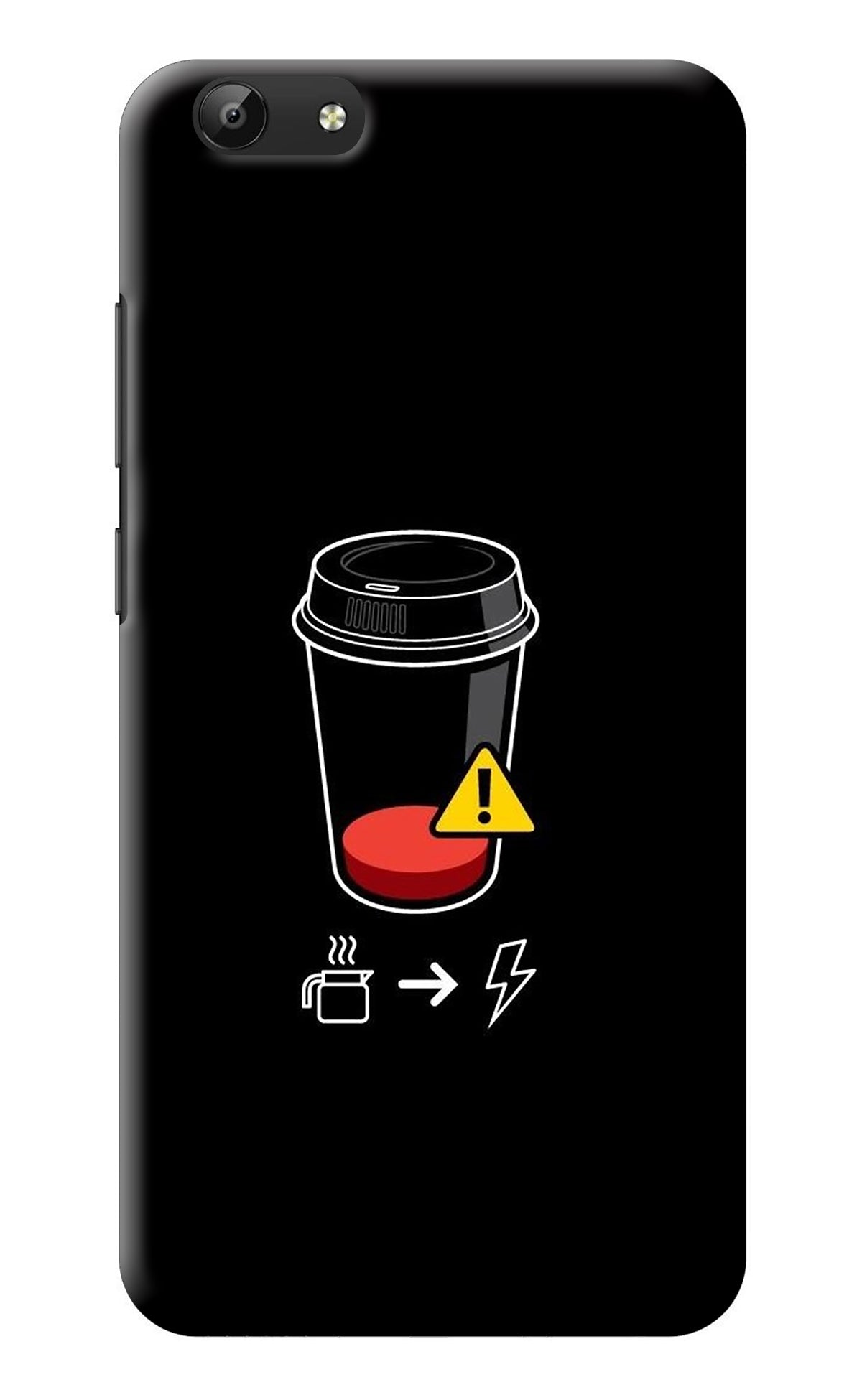 Coffee Vivo Y69 Back Cover