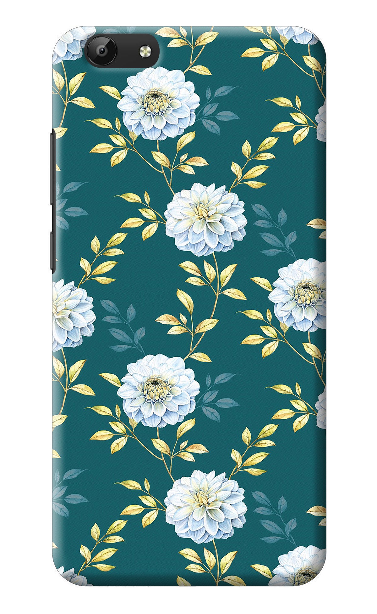 Flowers Vivo Y69 Back Cover