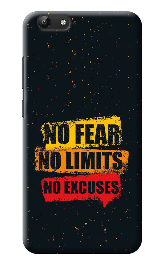 No Fear No Limits No Excuse Vivo Y69 Back Cover