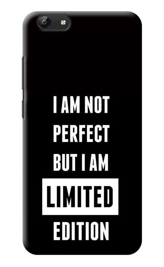I Am Not Perfect But I Am Limited Edition Vivo Y69 Back Cover