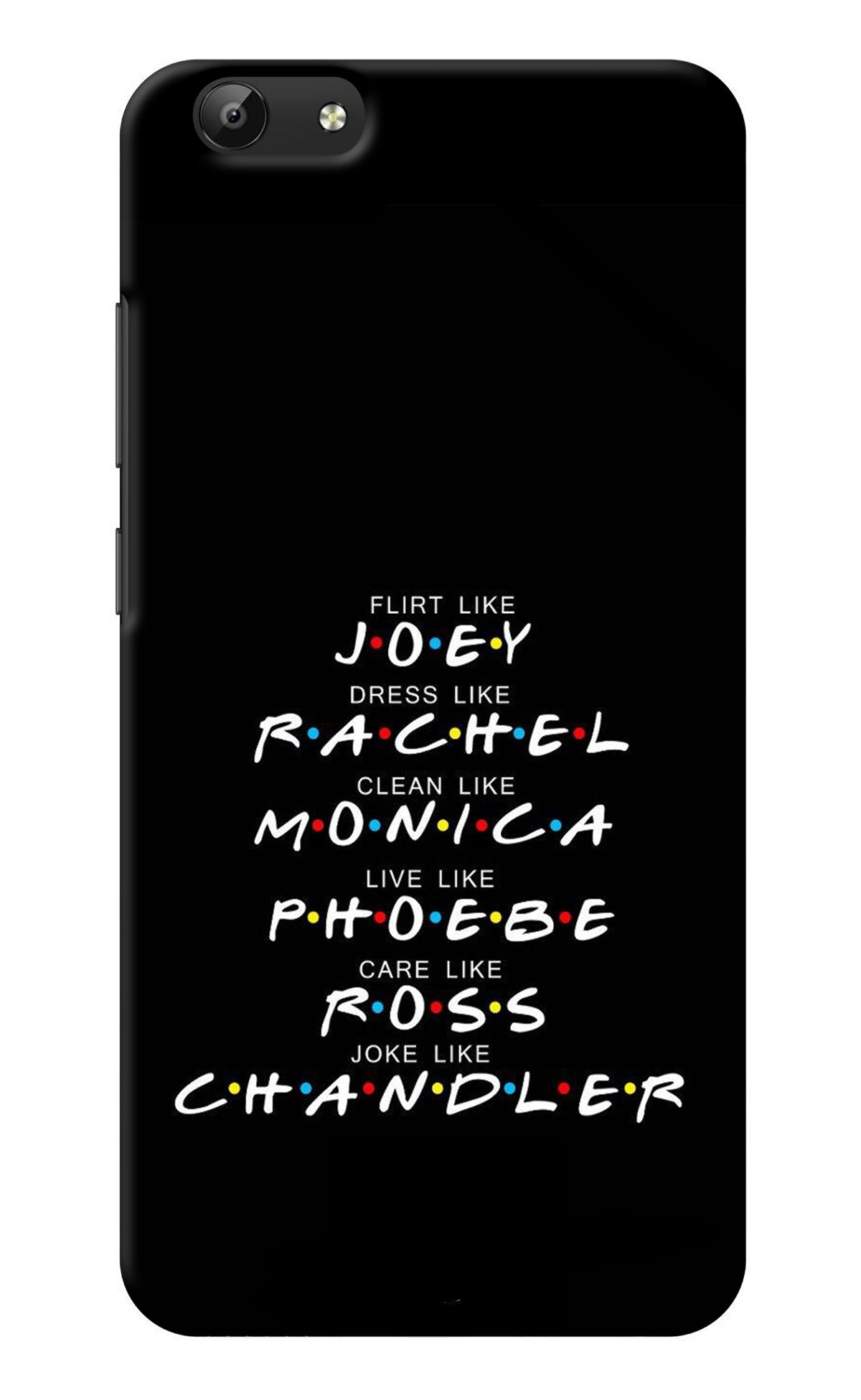 FRIENDS Character Vivo Y69 Back Cover