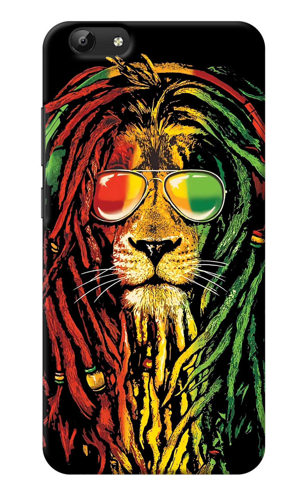 Rasta Lion Vivo Y69 Back Cover