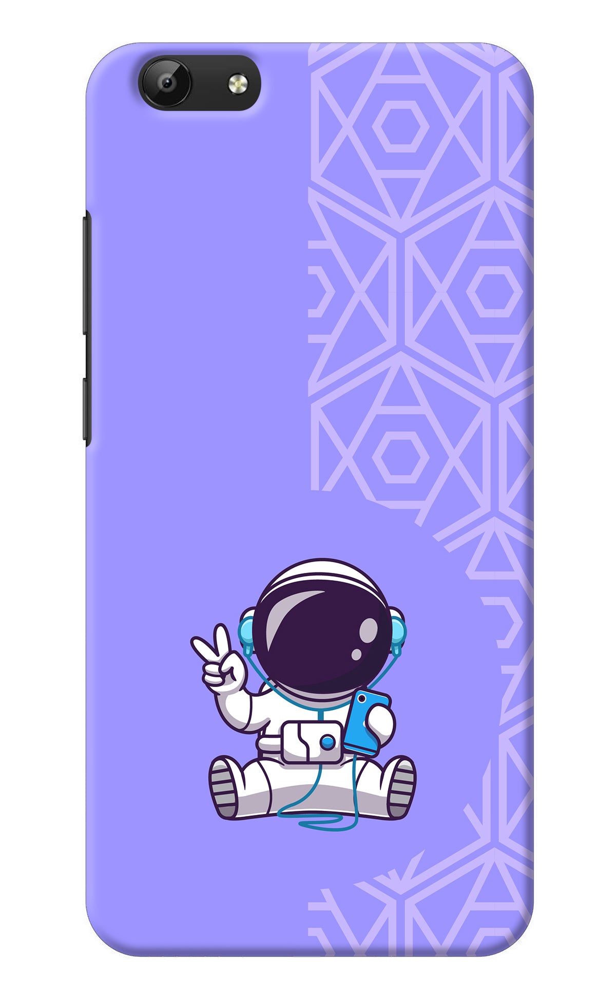 Cute Astronaut Chilling Vivo Y69 Back Cover