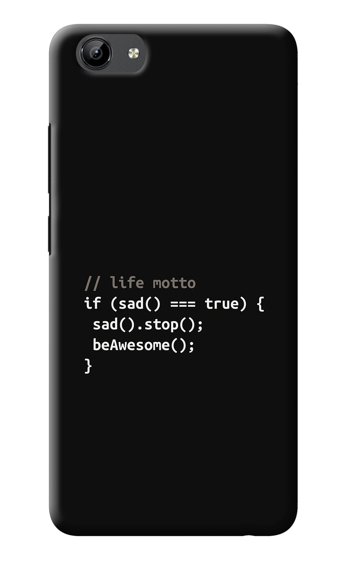 Life Motto Code Vivo Y71 Back Cover