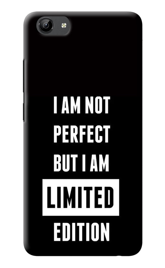 I Am Not Perfect But I Am Limited Edition Vivo Y71 Back Cover