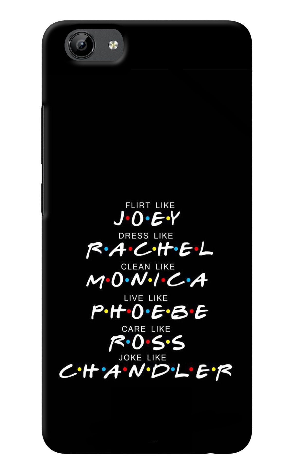 FRIENDS Character Vivo Y71 Back Cover