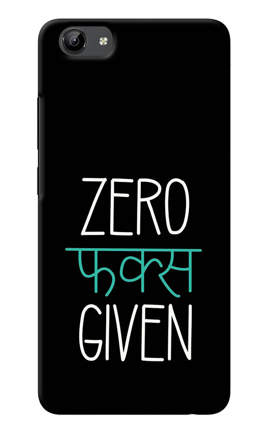 Zero Fucks Given Vivo Y71 Back Cover