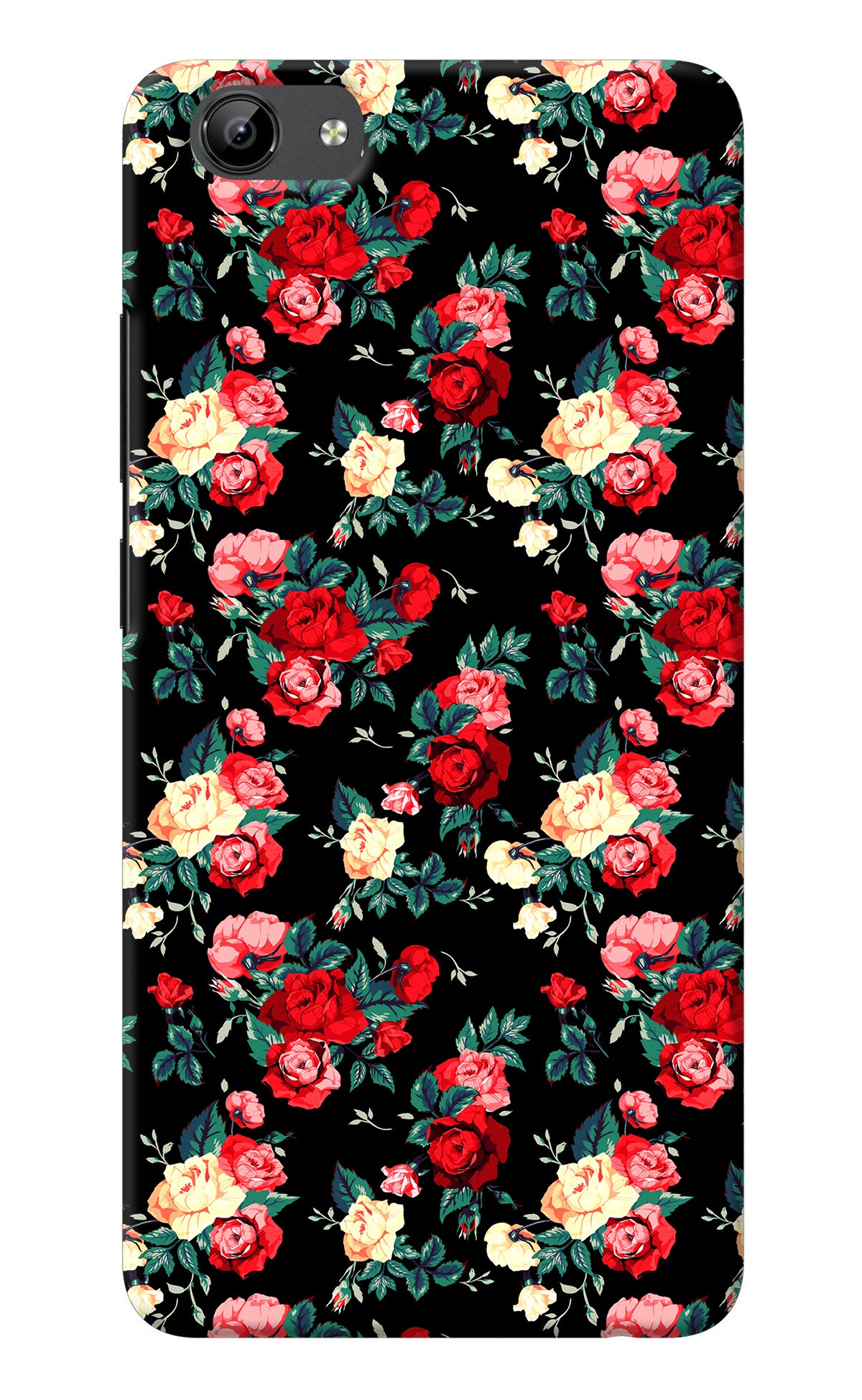 Rose Pattern Vivo Y71 Back Cover