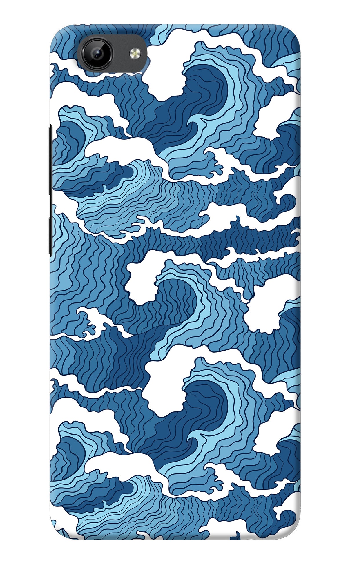 Blue Waves Vivo Y71 Back Cover