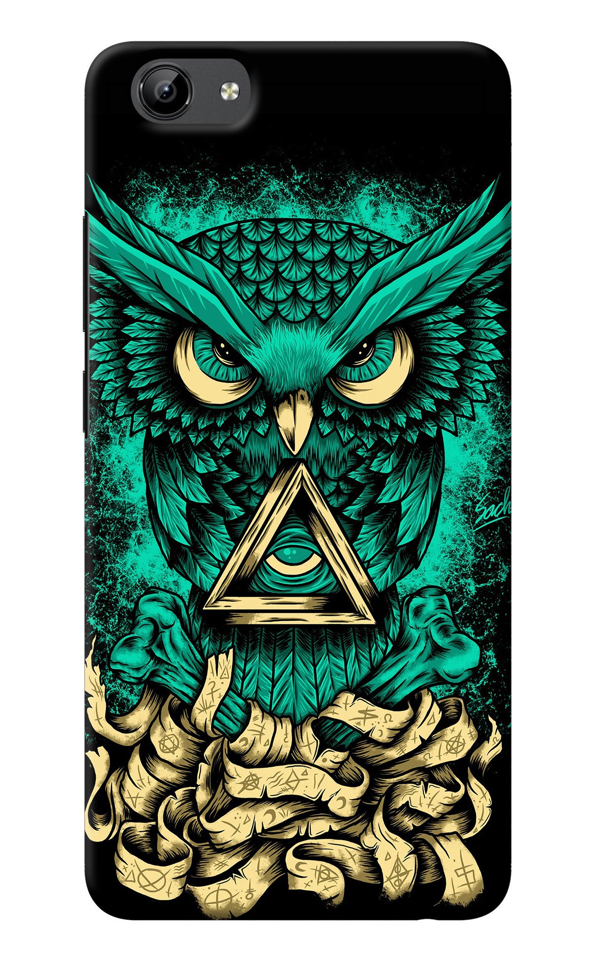 Green Owl Vivo Y71 Back Cover