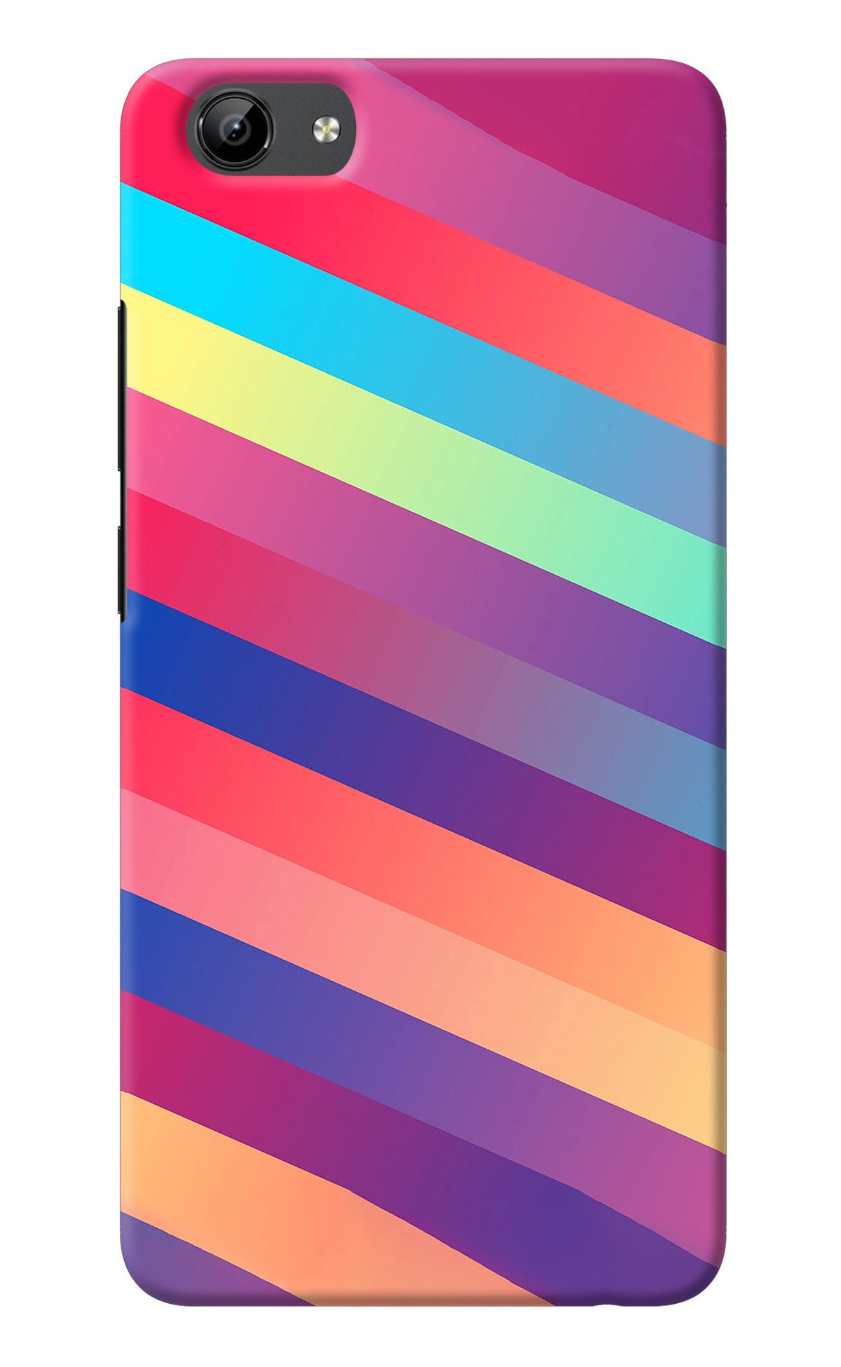 Stripes color Vivo Y71 Back Cover