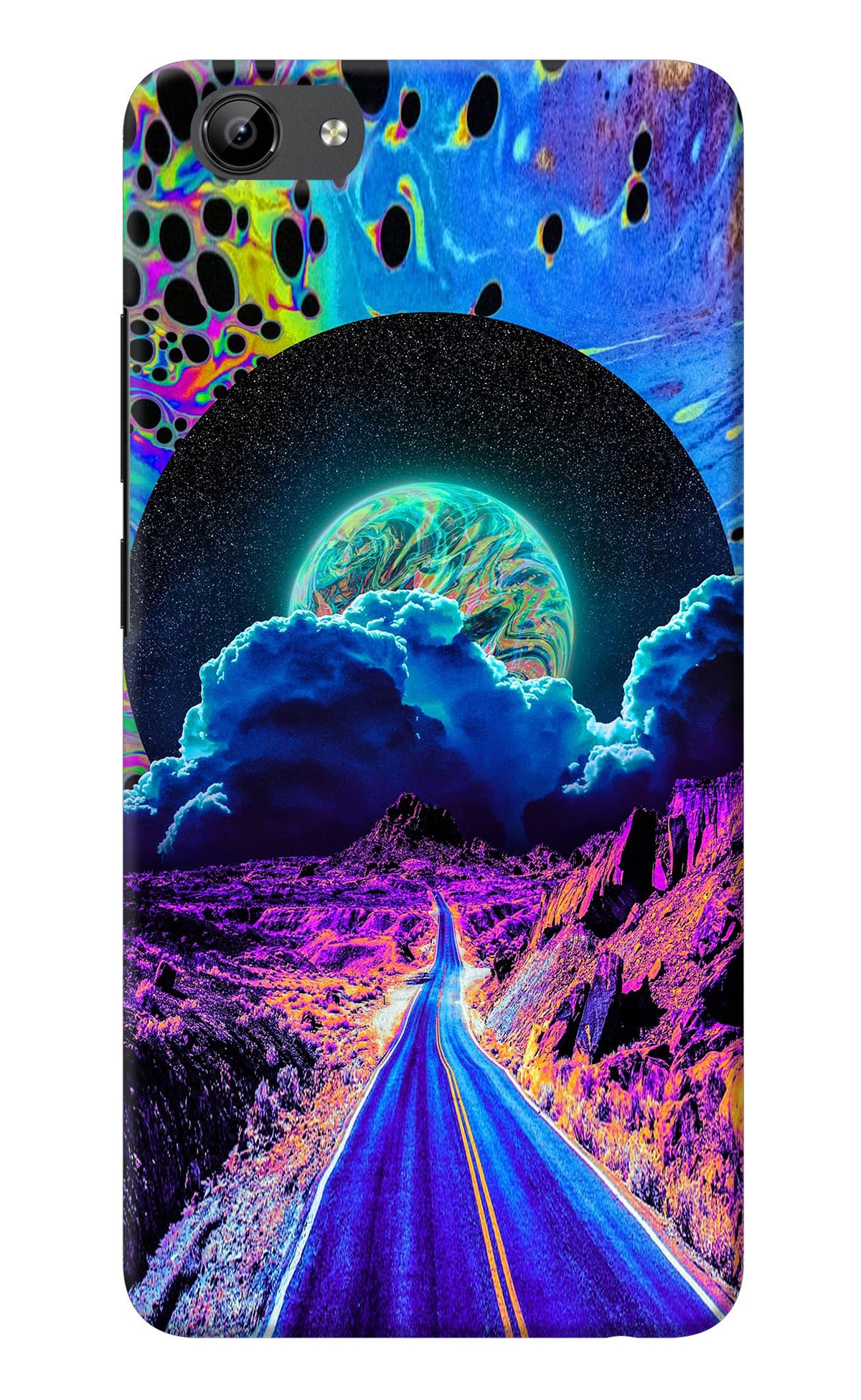 Psychedelic Painting Vivo Y71 Back Cover