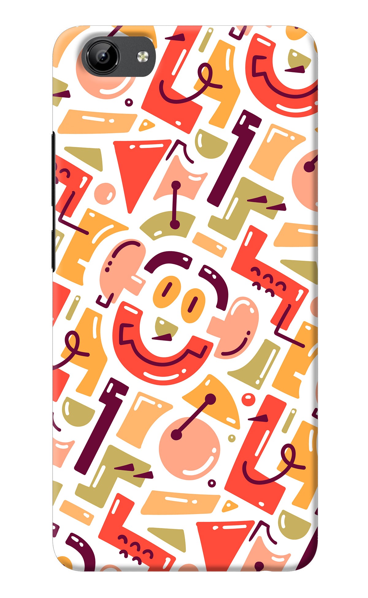 Doodle Pattern Vivo Y71 Back Cover