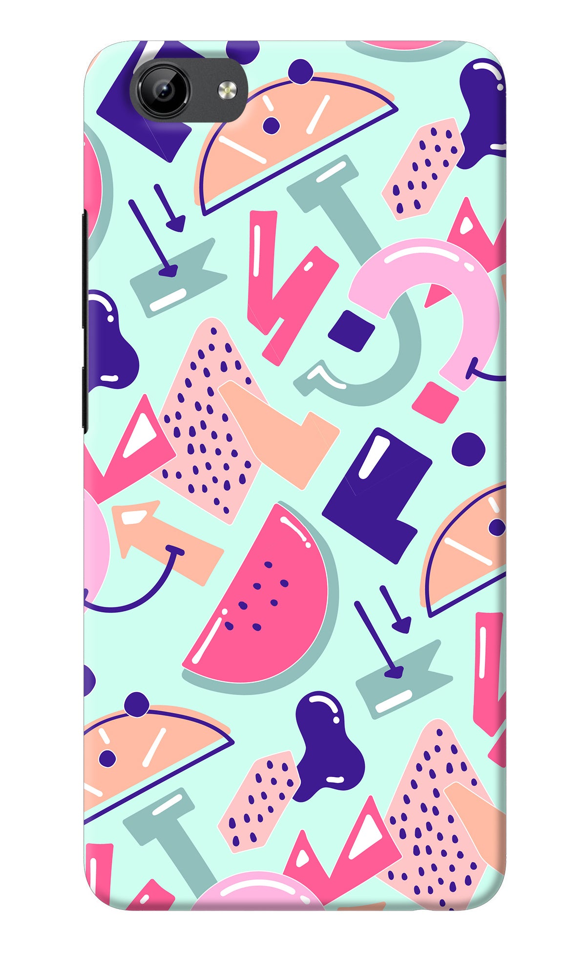 Doodle Pattern Vivo Y71 Back Cover