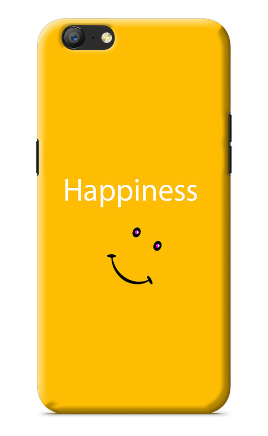 Happiness With Smiley Oppo A57 Back Cover