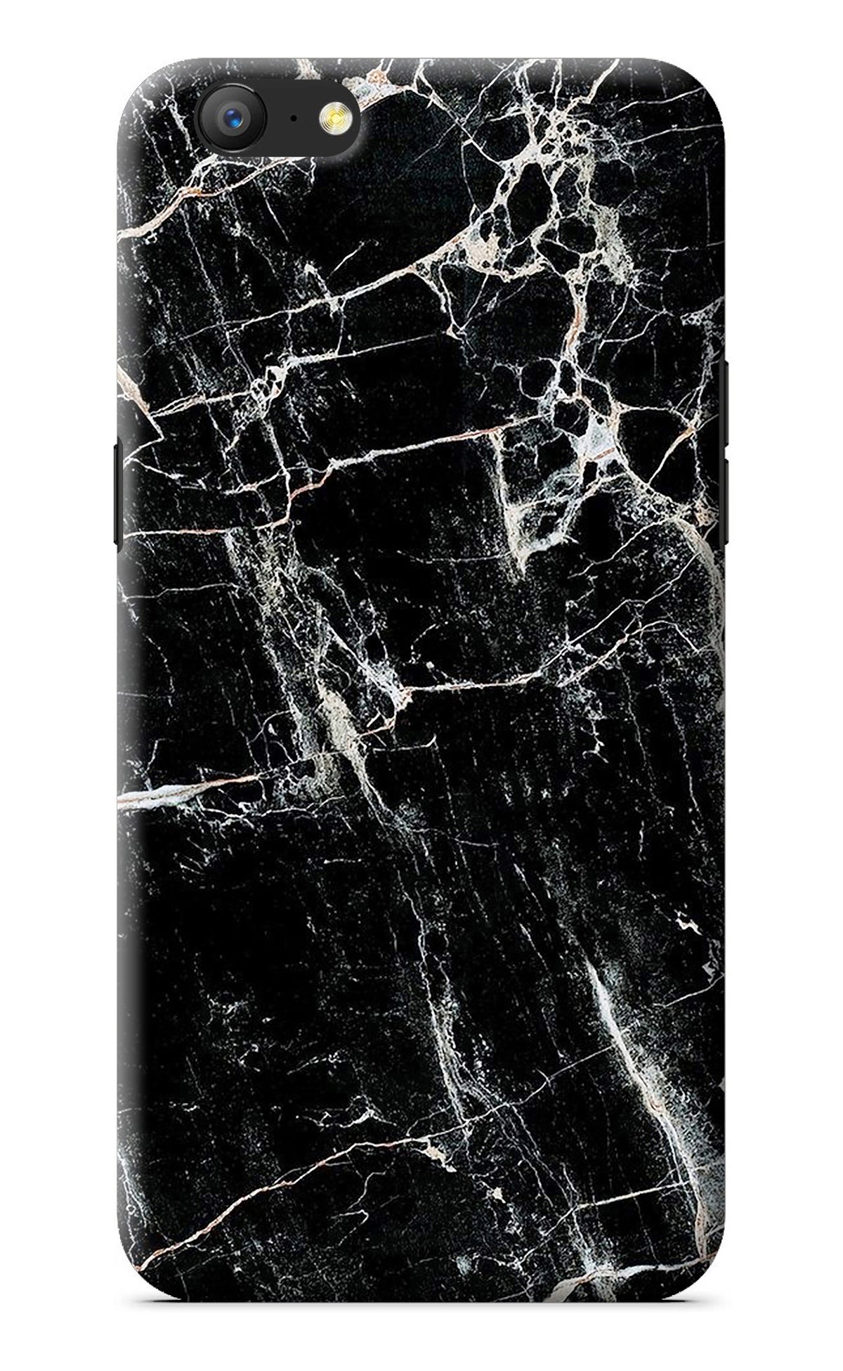 Black Marble Texture Oppo A57 Back Cover