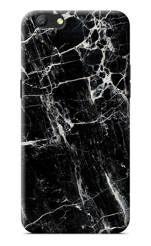 Black Marble Texture Oppo A57 Back Cover