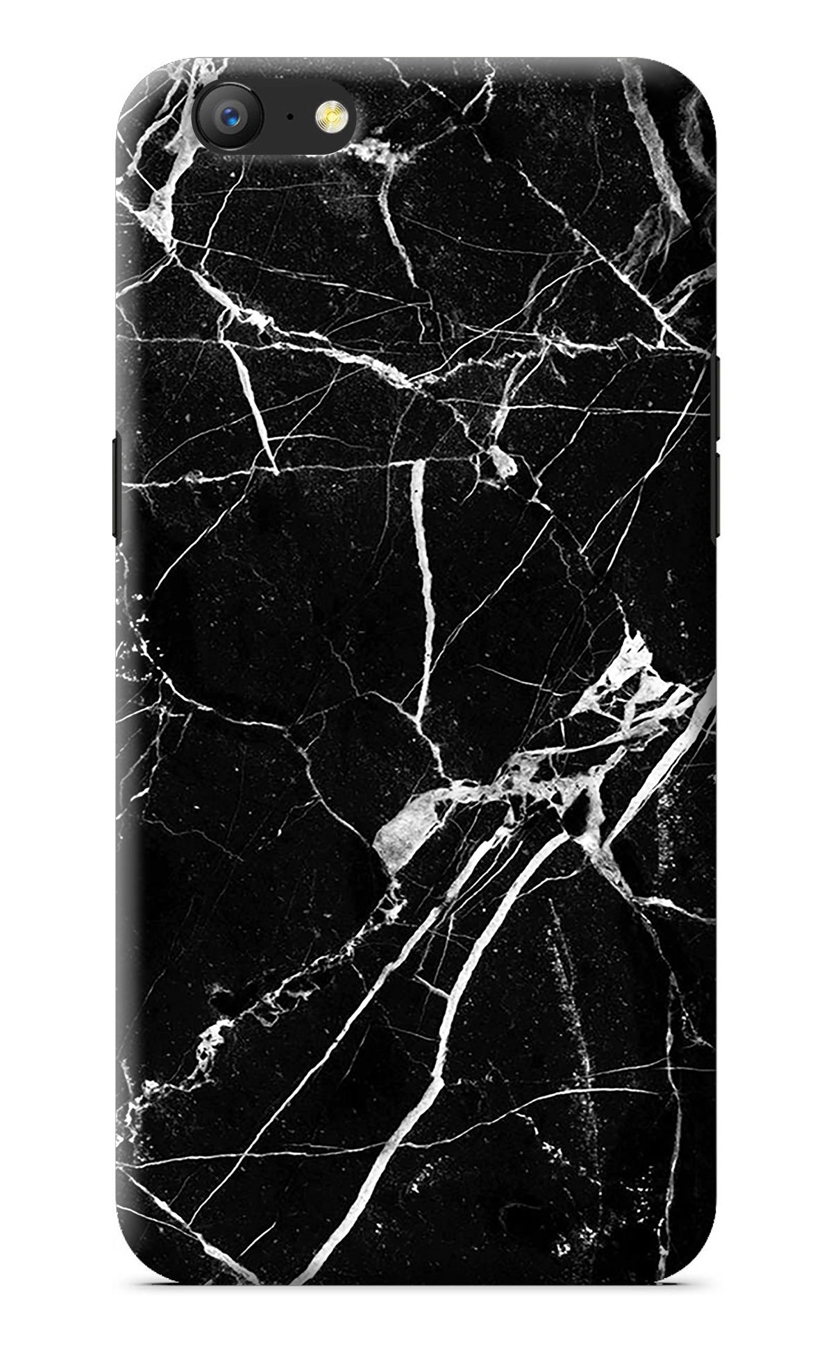 Black Marble Pattern Oppo A57 Back Cover