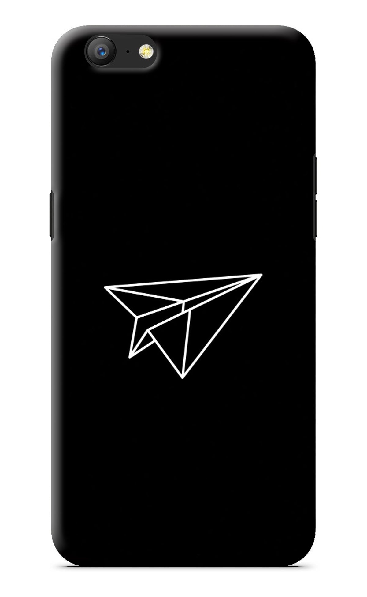 Paper Plane White Oppo A57 Back Cover