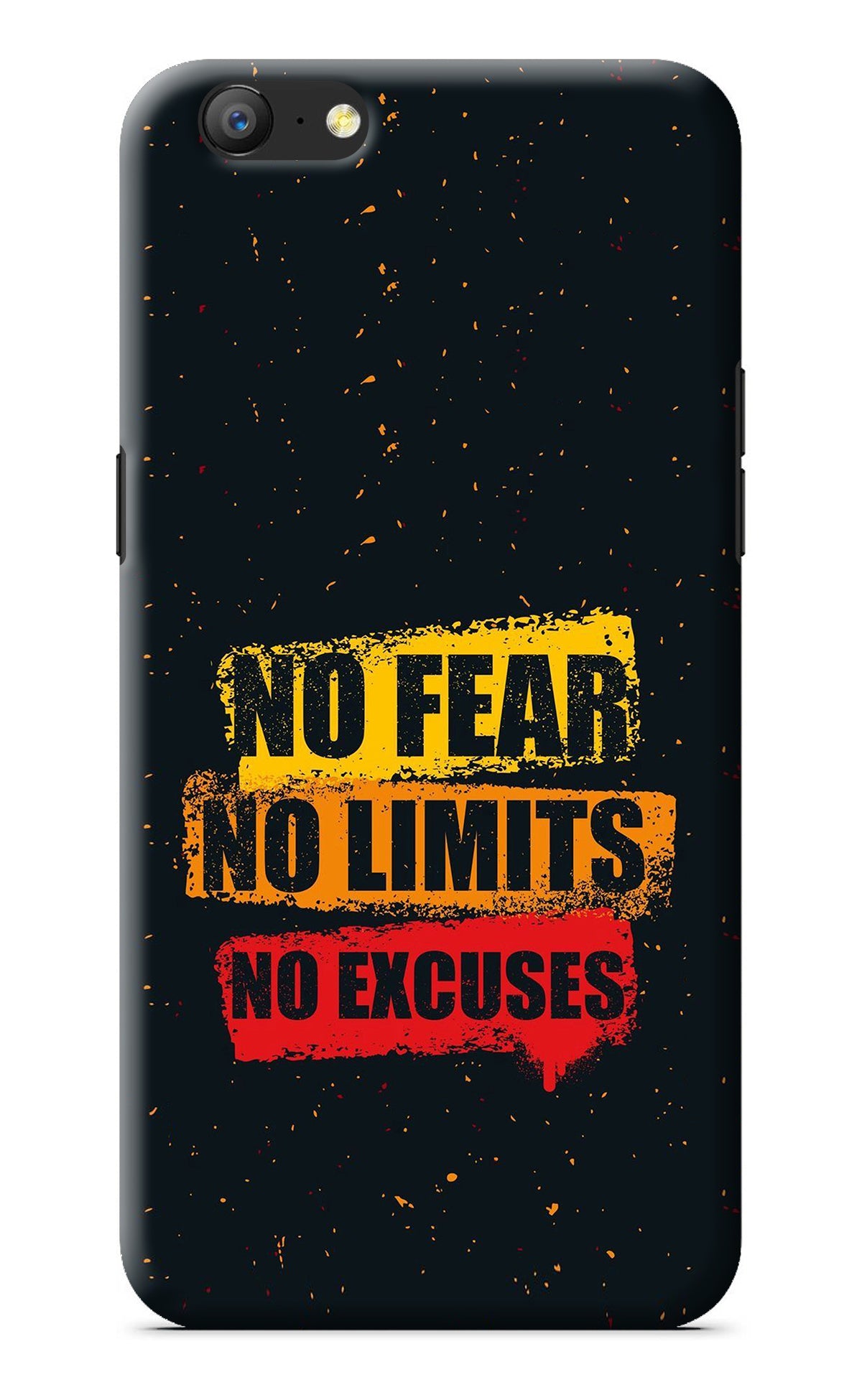 No Fear No Limits No Excuse Oppo A57 Back Cover